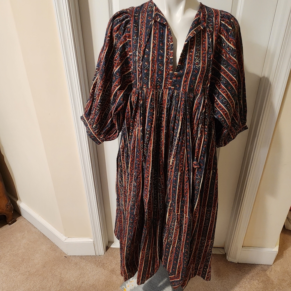 CLARA The Label Victoria Dunn dress new with tags size small, sleeves 3/4 length